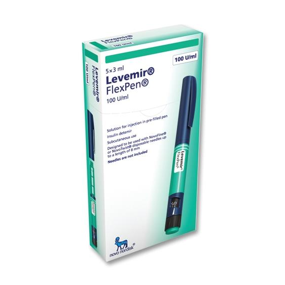 LEVEMIR FLEXPEN Insulin Detemir 100U / mL Solution for SC Injection 3mL